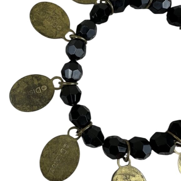 Disney Pirates Of The Caribbean Jack Sparrow Charm Bracelet Elastic Band - Picture 4 of 11